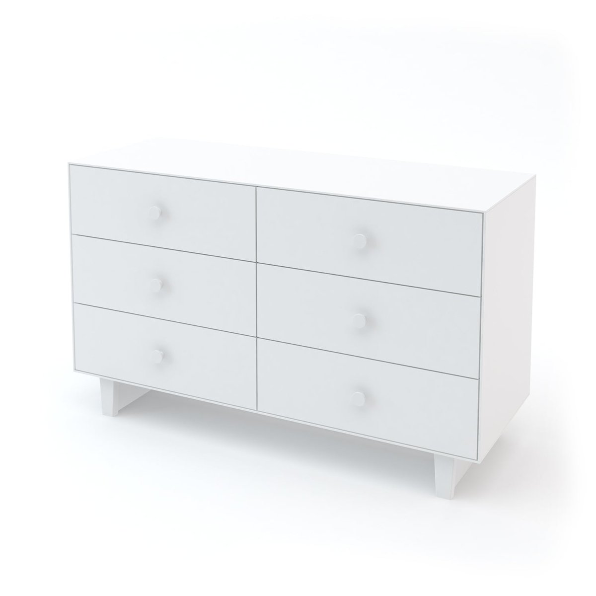 OEUF NYC-Commode Merlin 6 Tiroirs Rhea - Blanc