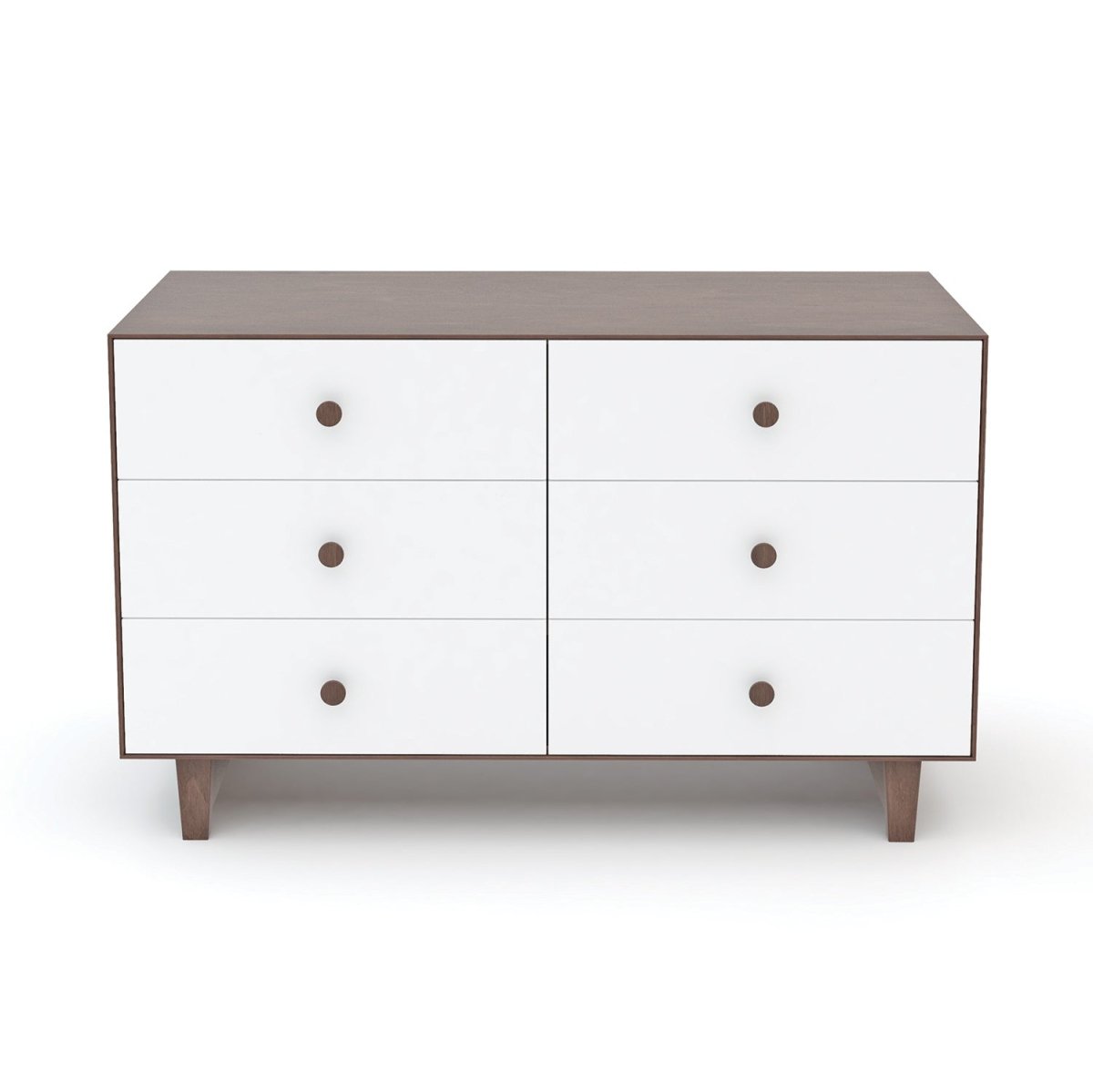 OEUF NYC-Commode Merlin 6 Tiroirs Rhea - Noyer