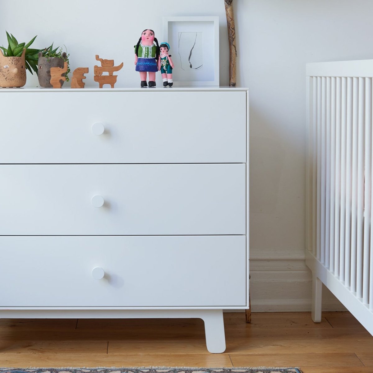 OEUF NYC-Commode Merlin 6 Tiroirs Sparrow - Blanc