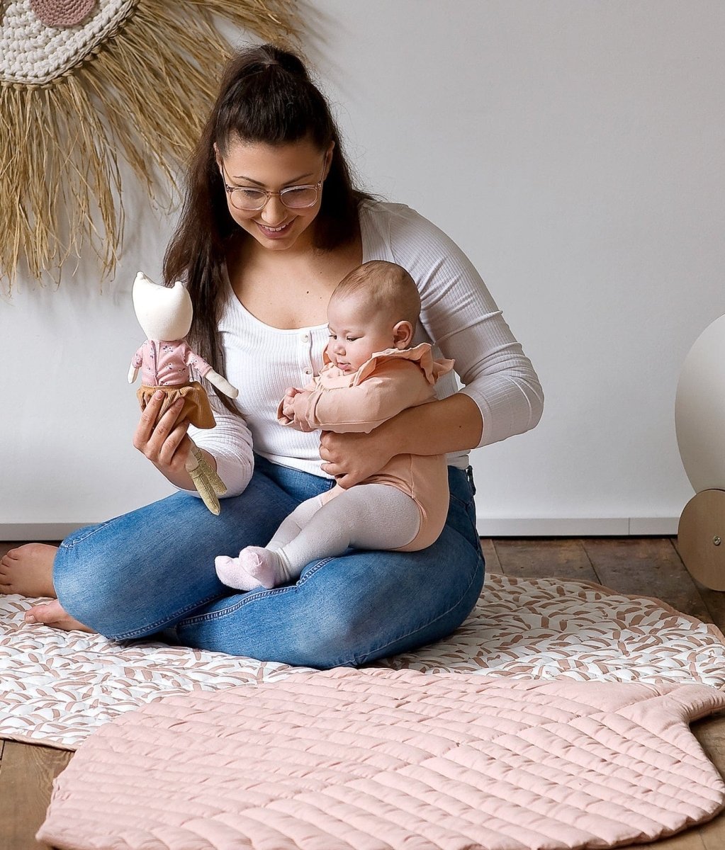 TODDLEKIND-Tapis de de Jeu Bébé Réversible Luxe | Sea Shell
