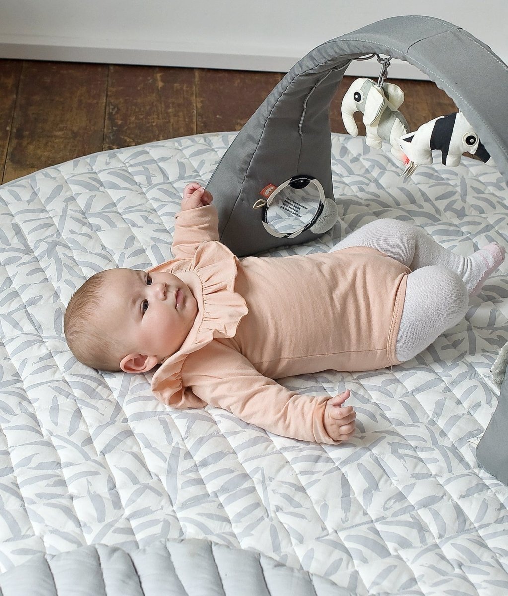 TODDLEKIND-Tapis de de Jeu Bébé Réversible Luxe | Stone