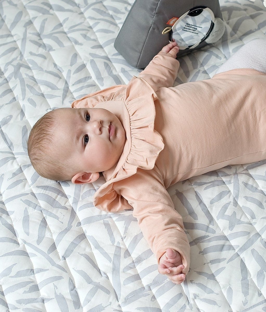 TODDLEKIND-Tapis de de Jeu Bébé Réversible Luxe | Stone