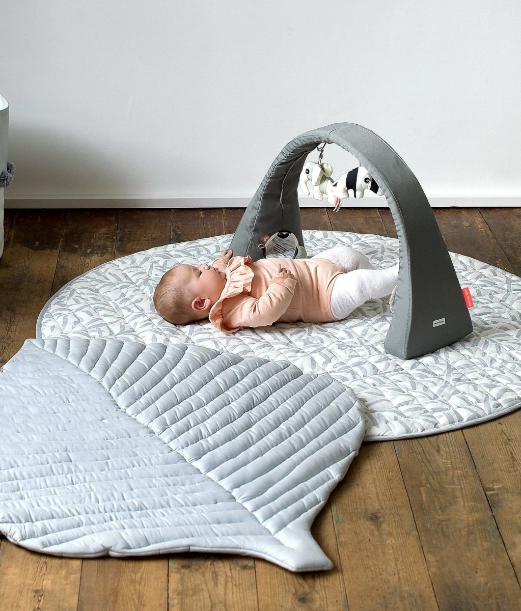 TODDLEKIND-Tapis de de Jeu Bébé Réversible Luxe | Stone