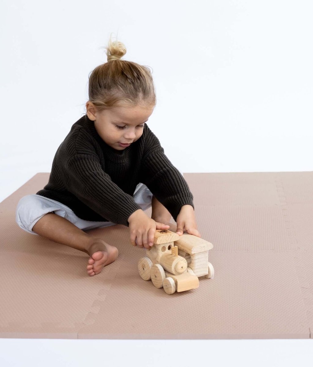 TODDLEKIND-Tapis de Jeu Bébé Puzzle Classique - Blush