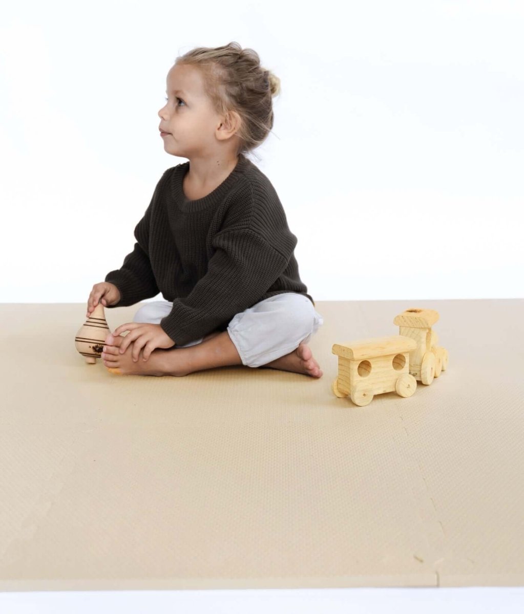 TODDLEKIND-Tapis de Jeu Bébé Puzzle Classique - Clay