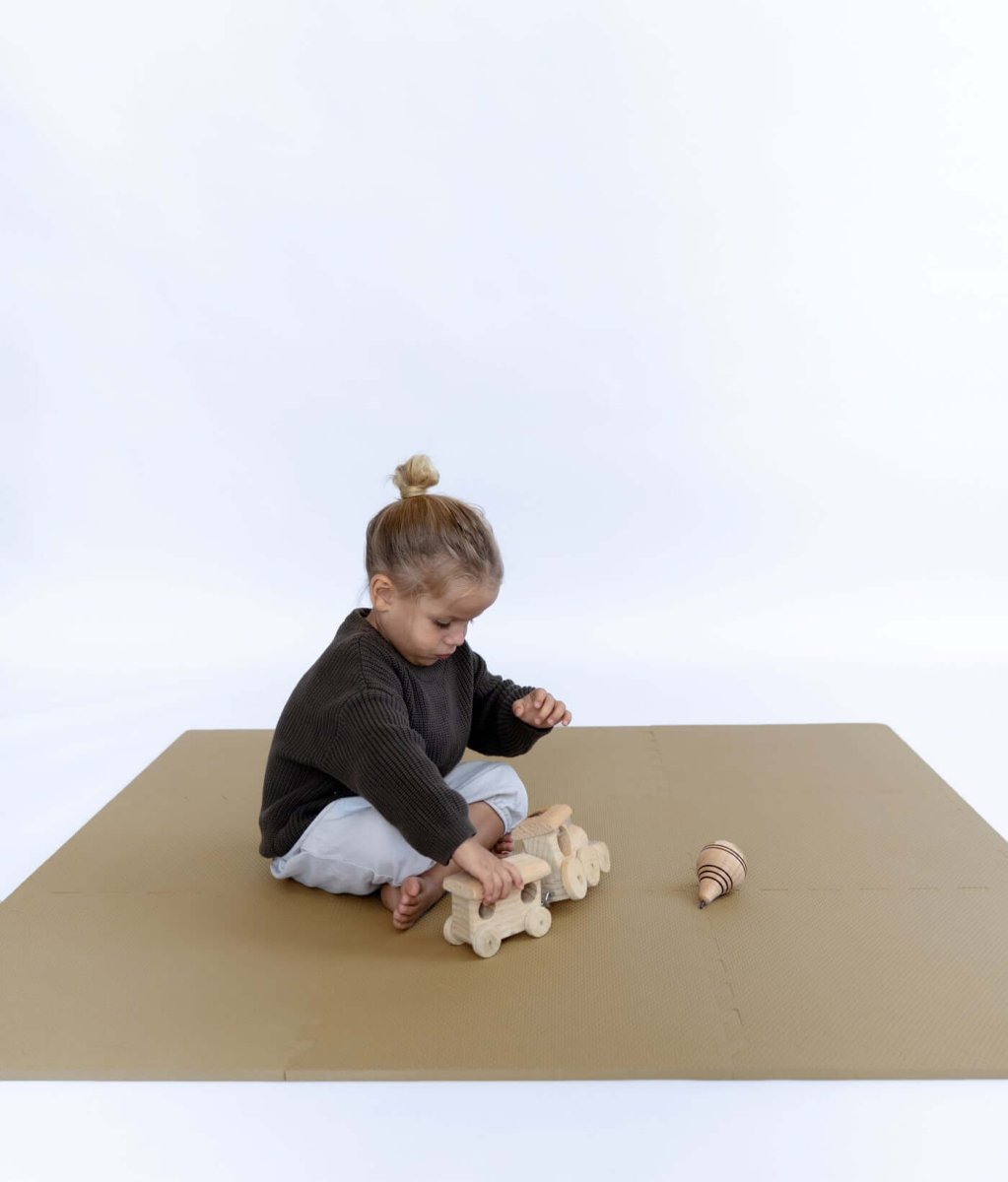 TODDLEKIND-Tapis de Jeu Bébé Puzzle Classique - Sandstone
