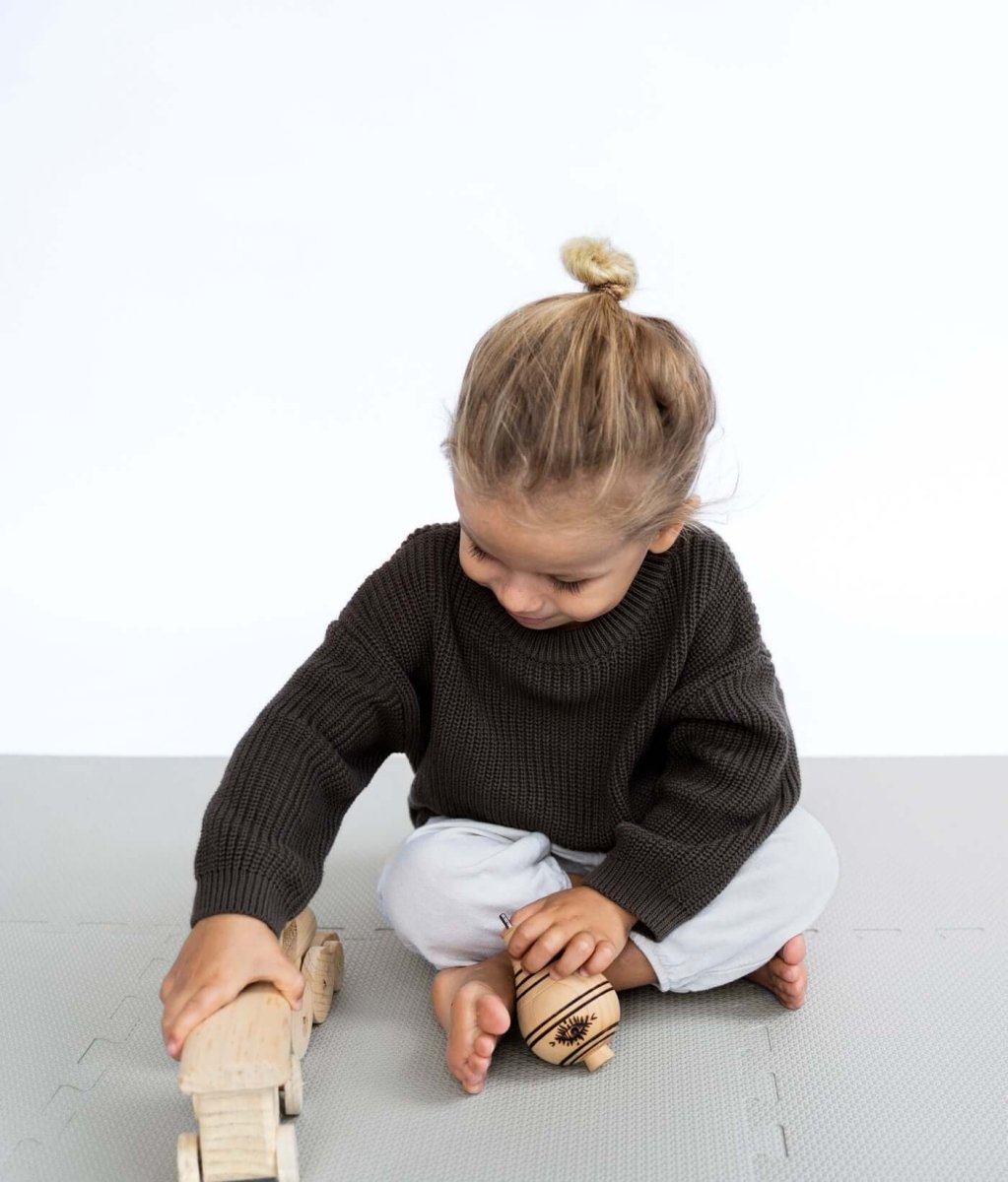 TODDLEKIND-Tapis de Jeu Bébé Puzzle Classique - Stone