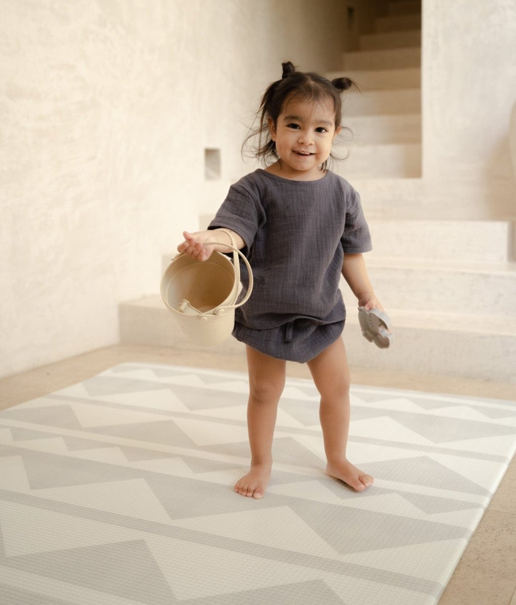 TODDLEKIND-Tapis de Jeu Bébé - Tribeca - Fog