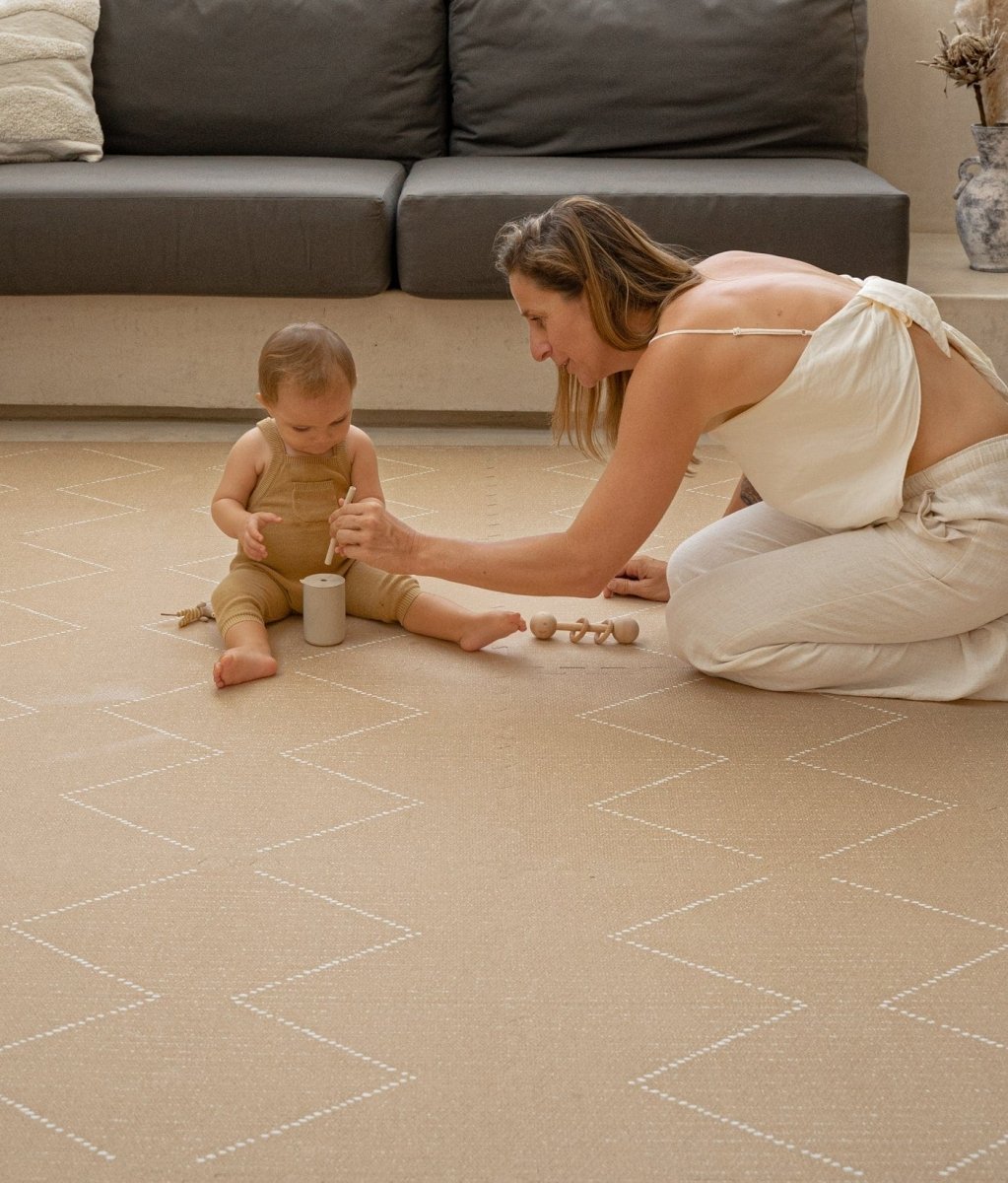 TODDLEKIND-Tapis de Jeu Bébé Tulum - Sandstone