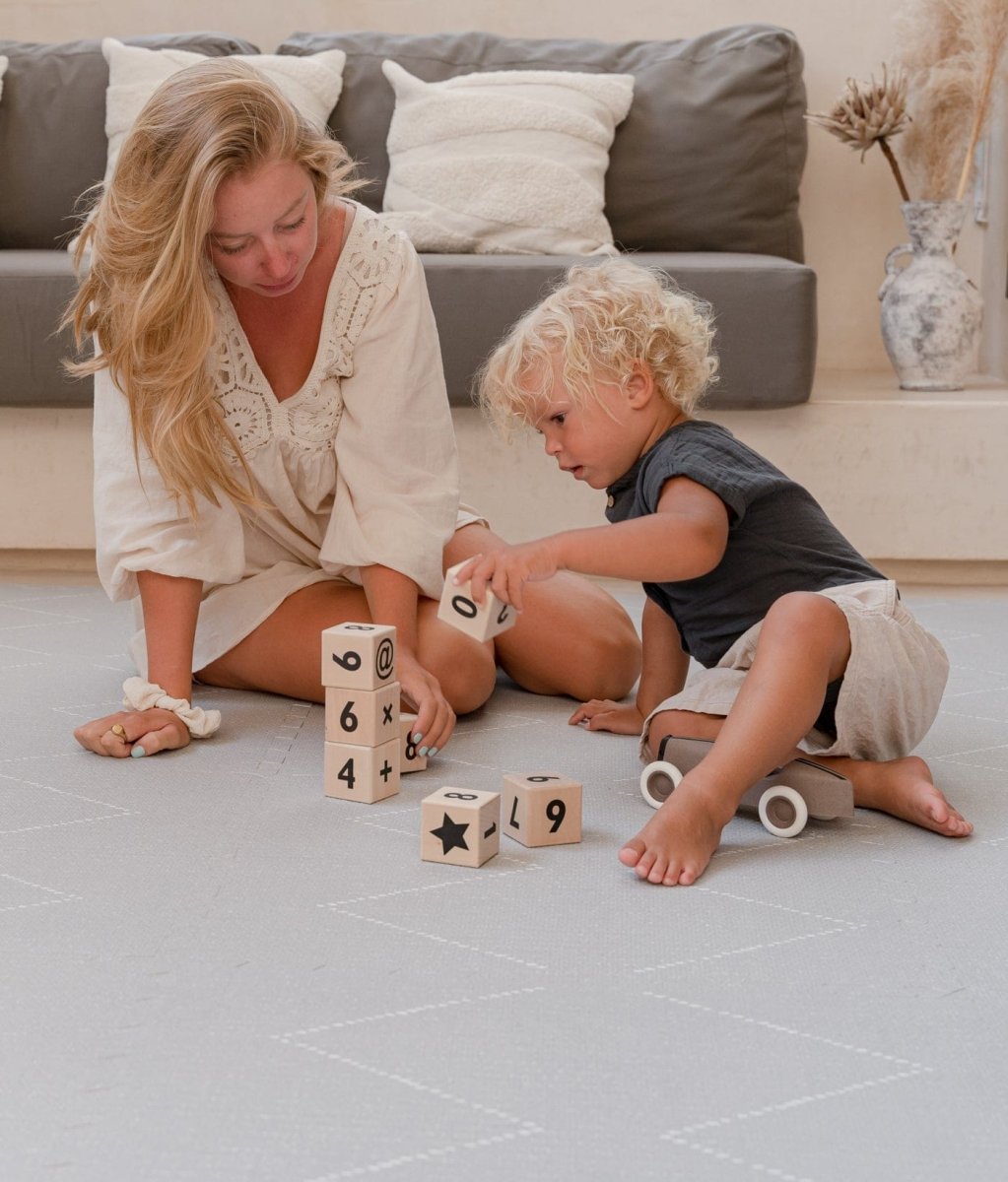 TODDLEKIND-Tapis de Jeu Bébé Tulum - Stone