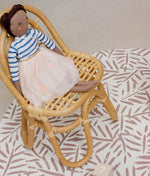 TODDLEKIND-Tapis Protège Sol Rond SPLAT MAT | Ocean Leaves - Sea Shell