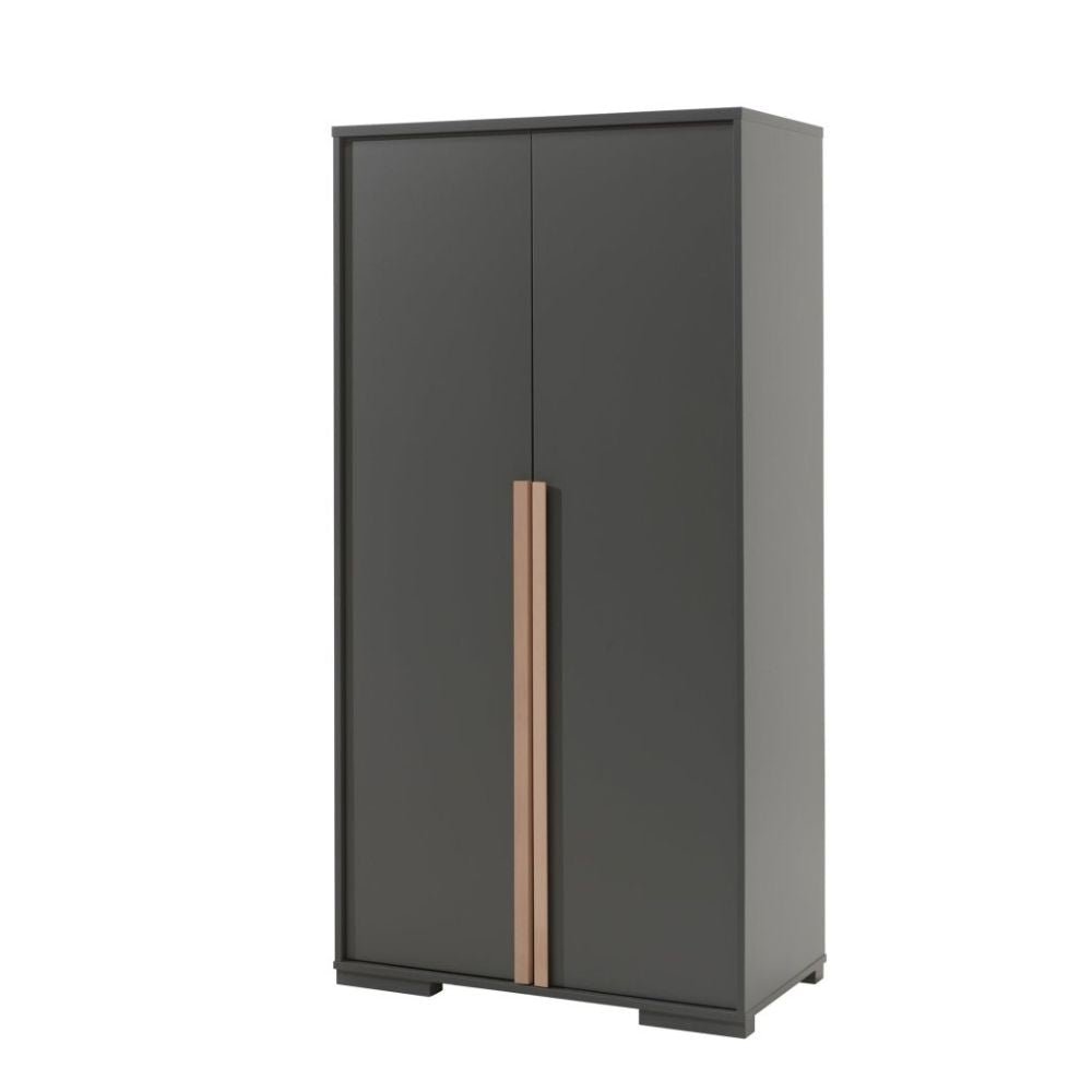 VIPACK-Armoire LONDON 2 Portes Anthracite