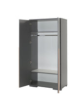 VIPACK-Armoire LONDON 2 Portes Anthracite