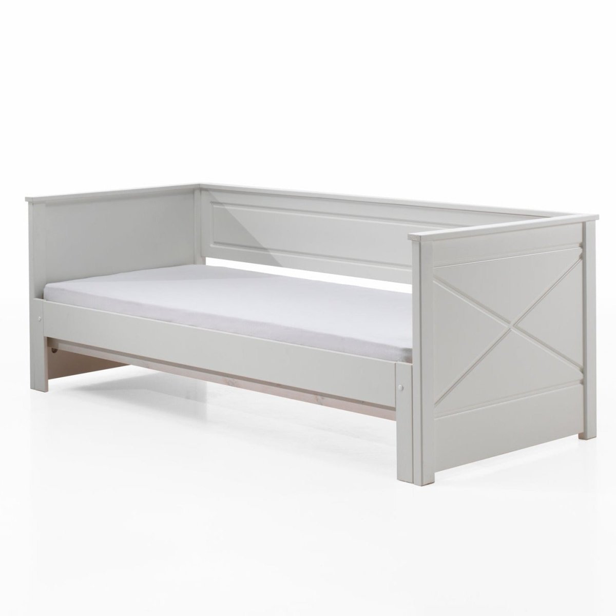 VIPACK-Lit Amouvable (93) 90 X 200 cm PINO / SCOTT Blanc
