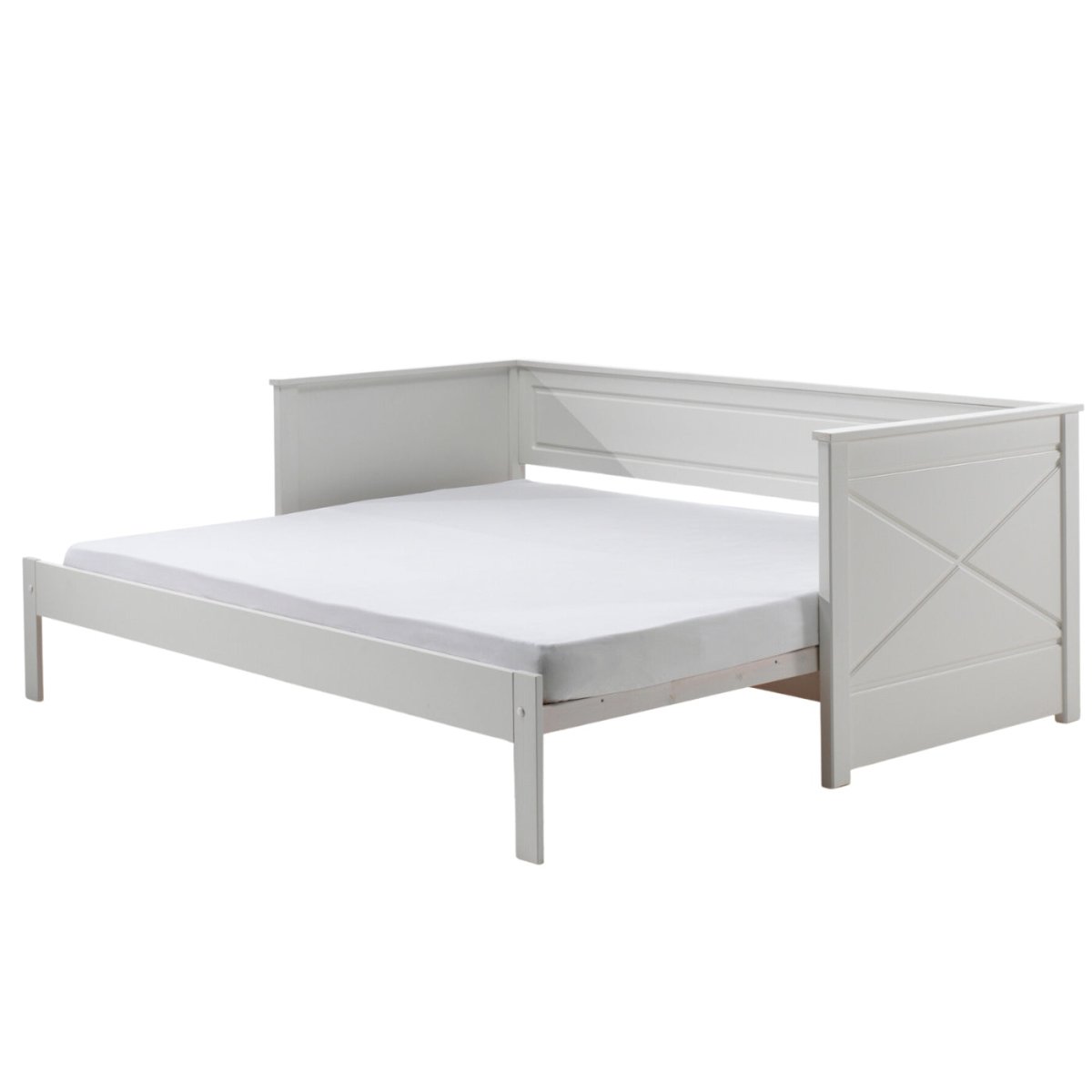 VIPACK-Lit Amouvable (93) 90 X 200 cm PINO / SCOTT Blanc