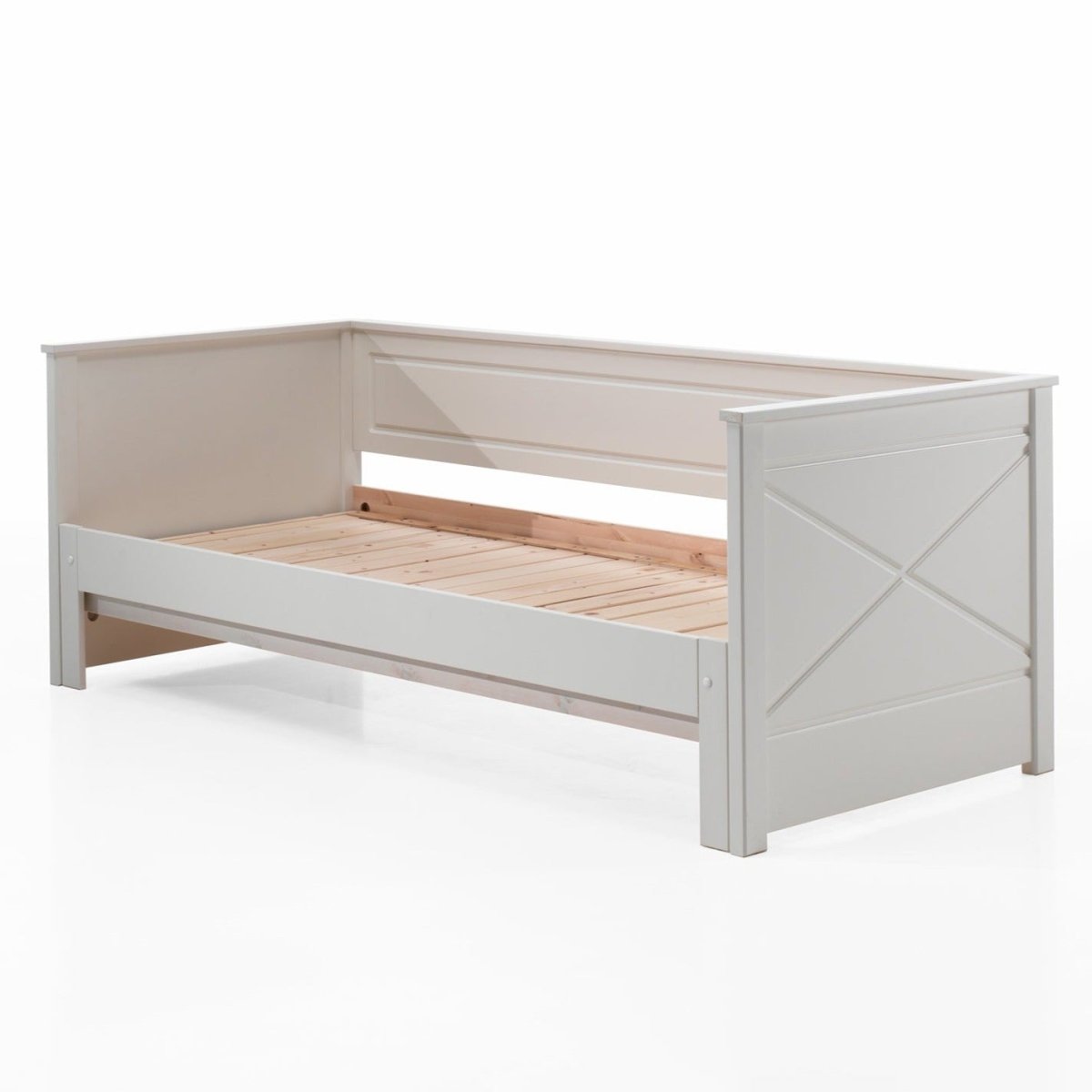 VIPACK-Lit Amouvable (93) 90 X 200 cm PINO / SCOTT Blanc