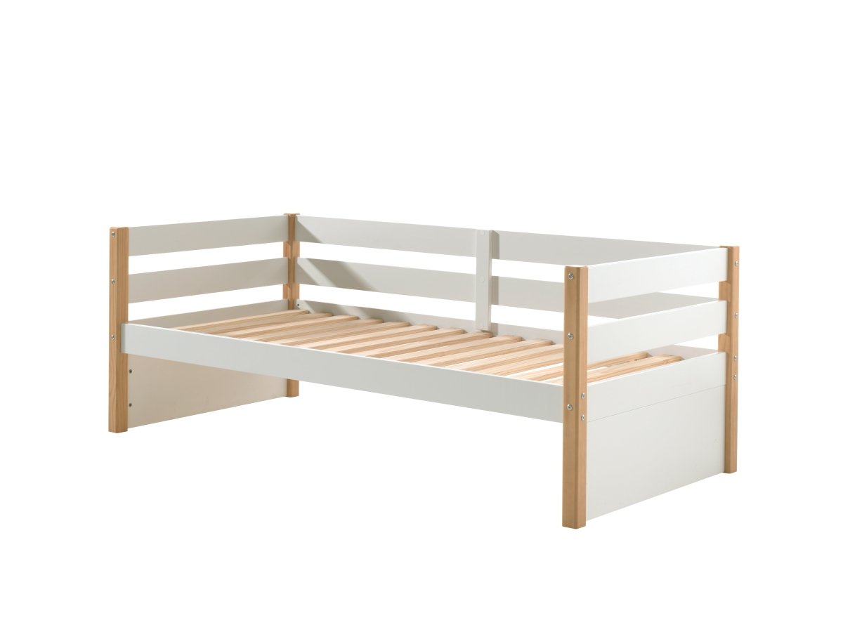 VIPACK-Lit Capitaine(90) MARGRIT 90 X 200 Cm Blanc