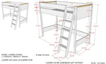 VIPACK-Lit Mezzanine LONDON Anthracite 90 X 200 Cm