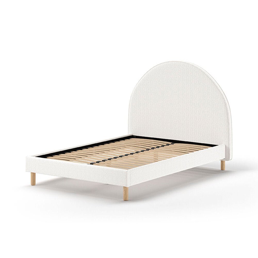 VIPACK-Lit Lune 140 X 200 Cm Blanc Boucle