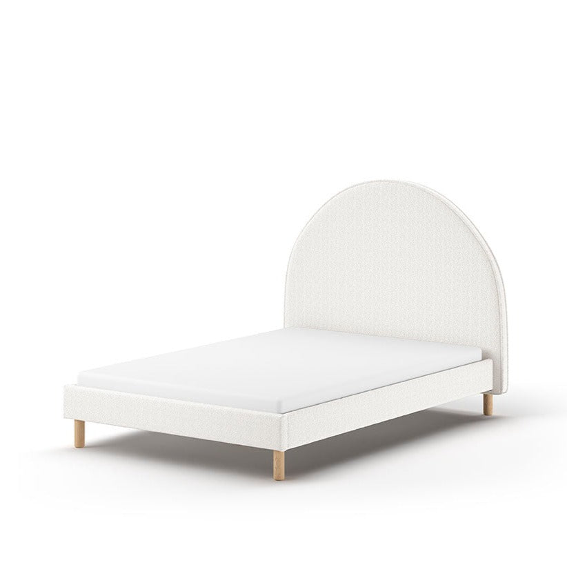 VIPACK-Lit Lune 140 X 200 Cm Blanc Boucle