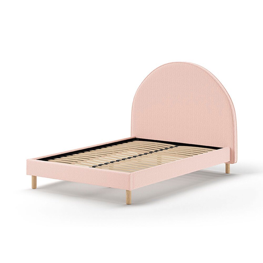 VIPACK-Lit Lune 140 X 200 Cm Rose Boucle