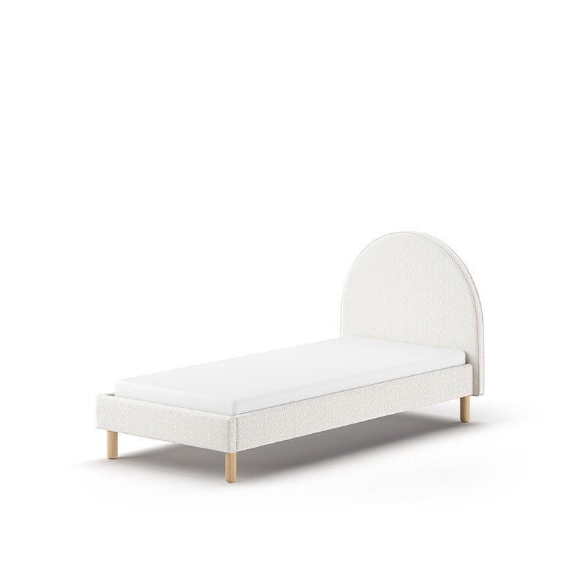 VIPACK-Lit Lune 90 X 200 Cm Blanc Boucle