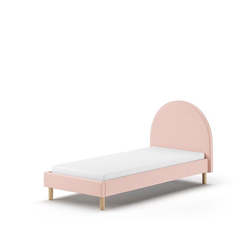 VIPACK-Lit Lune 90 X 200 Cm Rose Boucle