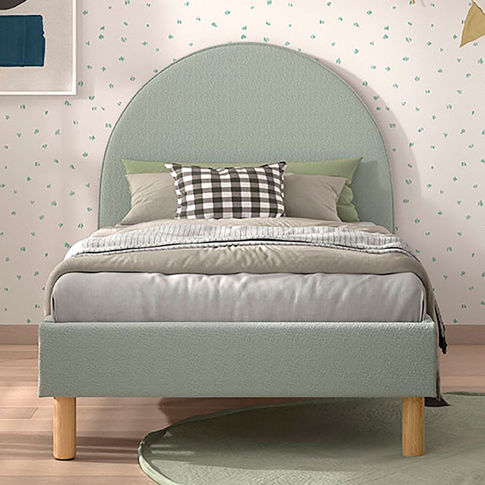 VIPACK-Lit Lune 90 X 200 Cm Vert Boucle