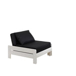 VIPACK-Lit Mezzanine PINO Avec Fauteuil 90 X 200 cm Gris