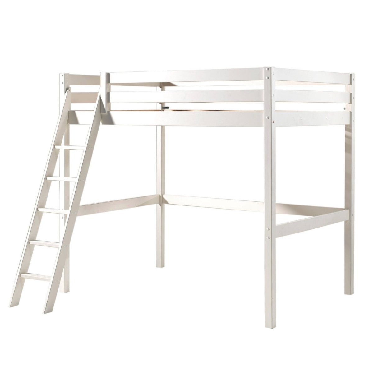 VIPACK-Lit Mezzanine 140 x 200 cm PINO Blanc