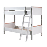 VIPACK-Lit Superposé 90 X 200 Cm LONDON - Blanc