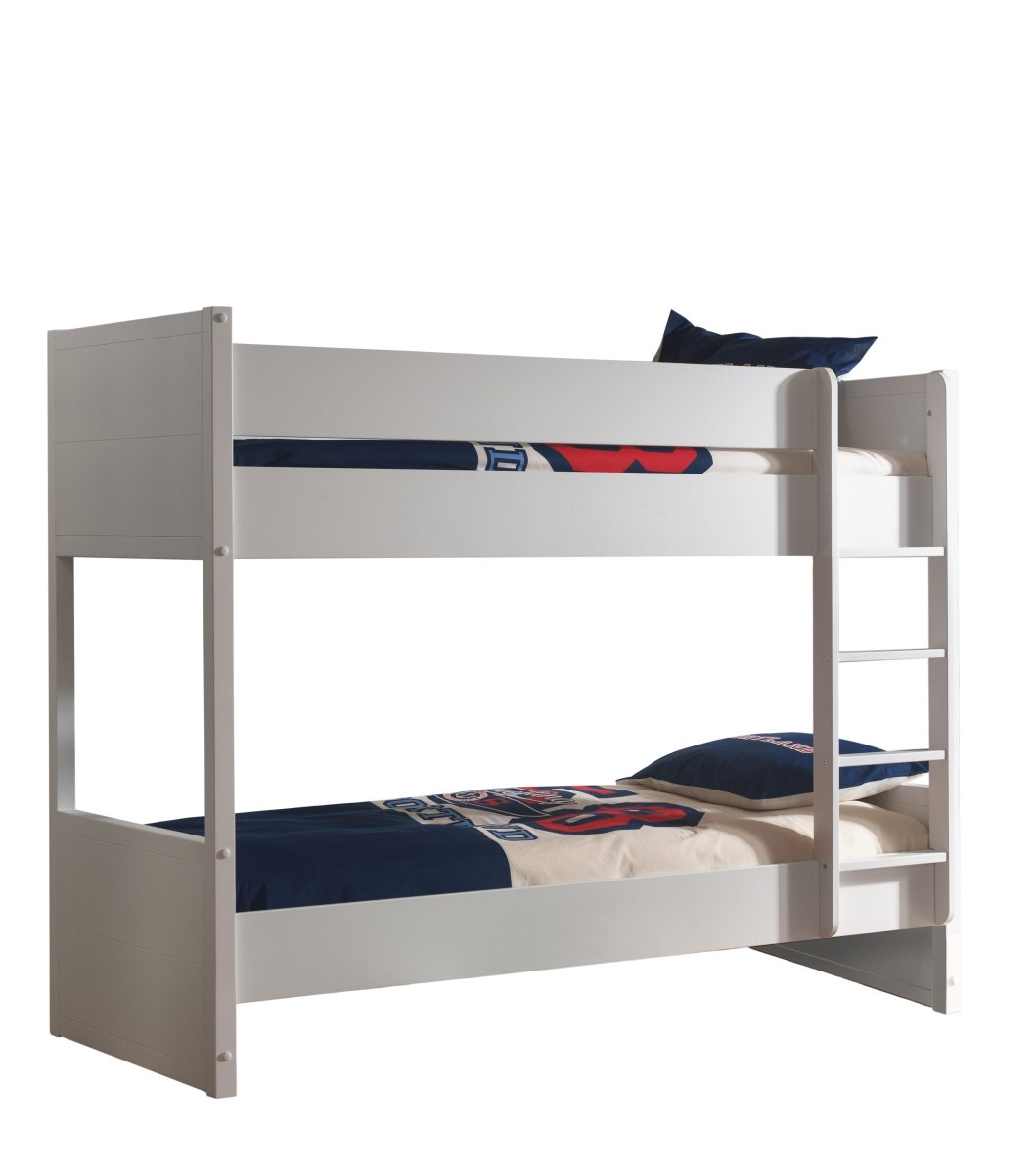 VIPACK-Lit Superposé LARA 90 X 200 Cm Blanc