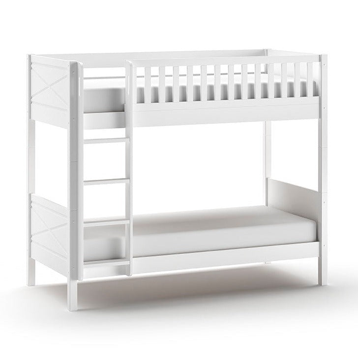 VIPACK-Lit Superposé SCOTT 90 X 200 cm Blanc