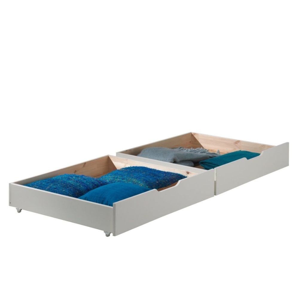 VIPACK-Lit Superposés 3 Places Avec 2 Tiroirs