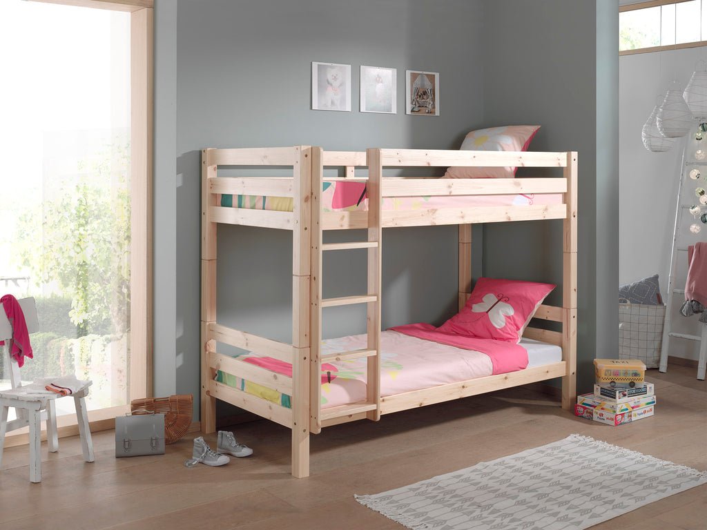 VIPACK-Lit Superposé (H 160xm) PINO 90 x 200 cm Naturel