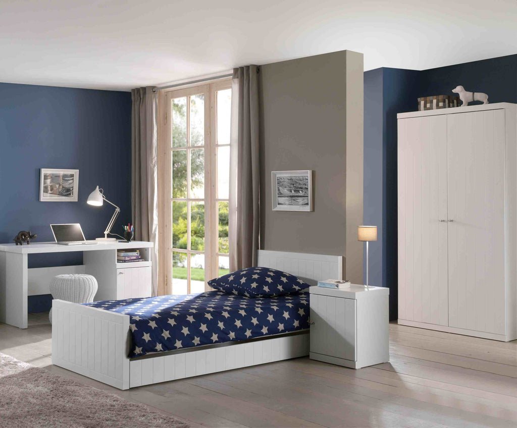 VIPACK-Lit ROBIN 90 x 200 Cm Blanc