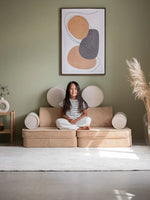 WIGIWAMA-Canapé Modulable Settee - Cassonade