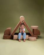 WIGIWAMA-Canapé Modulable Settee - Toffee