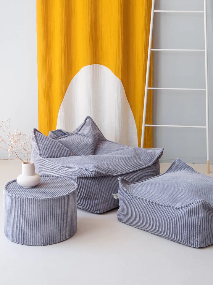 WIGIWAMA-Pouf Bleu Myrtille