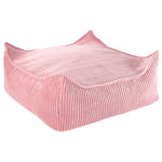 WIGIWAMA-Pouf Carré Mousse Rose